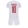Danmark Christian Eriksen #10 Bortaställ Barn VM 2022 Korta ärmar (+ Korta byxor)